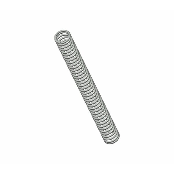 Zoro Approved Supplier Compression Spring, O= .625, L= 6.00, W= .072 R G909972467